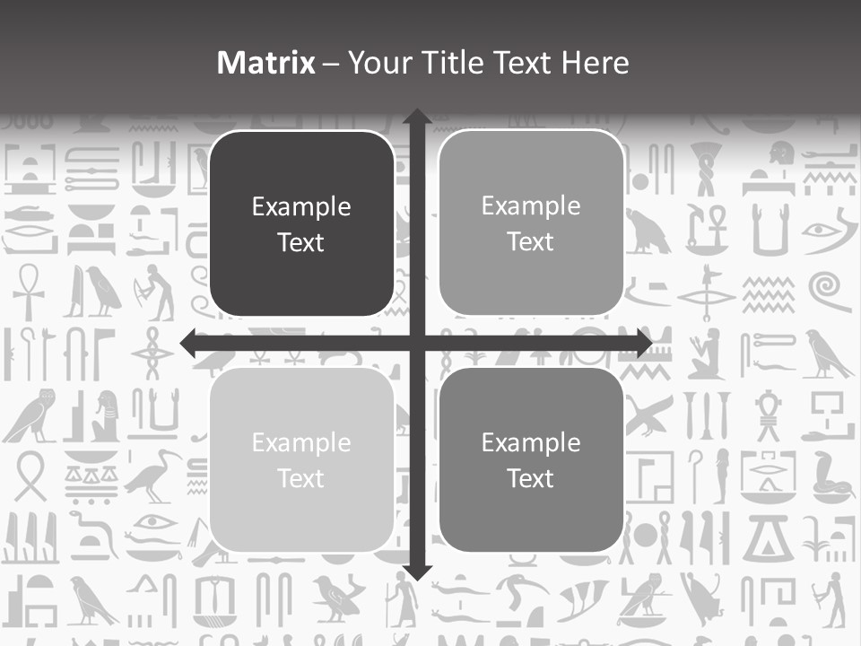 Letter Decoration Title PowerPoint Template