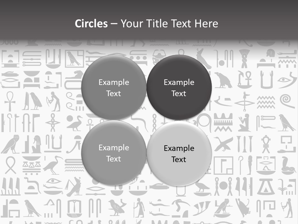 Letter Decoration Title PowerPoint Template