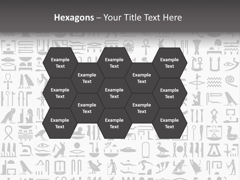 Letter Decoration Title PowerPoint Template