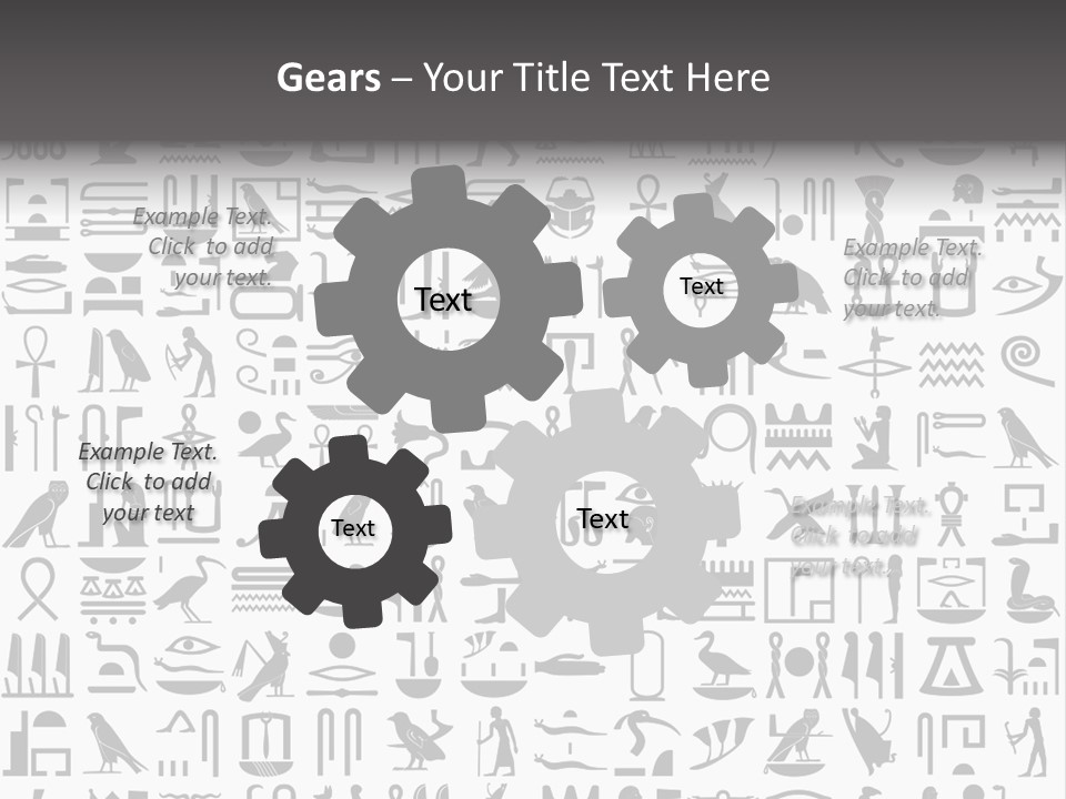 Letter Decoration Title PowerPoint Template