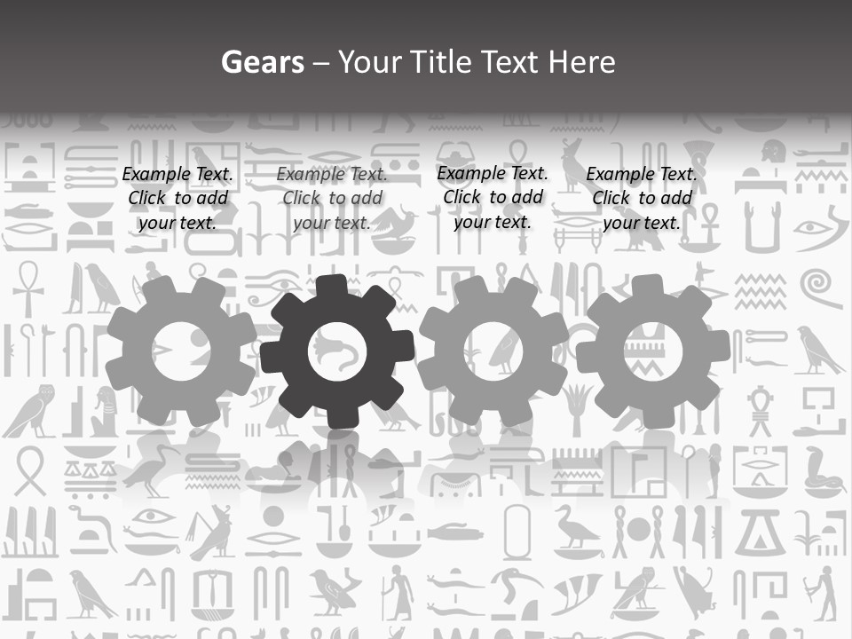 Letter Decoration Title PowerPoint Template