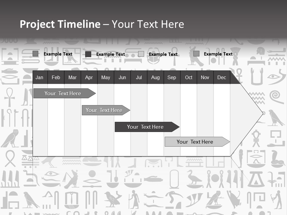 Letter Decoration Title PowerPoint Template