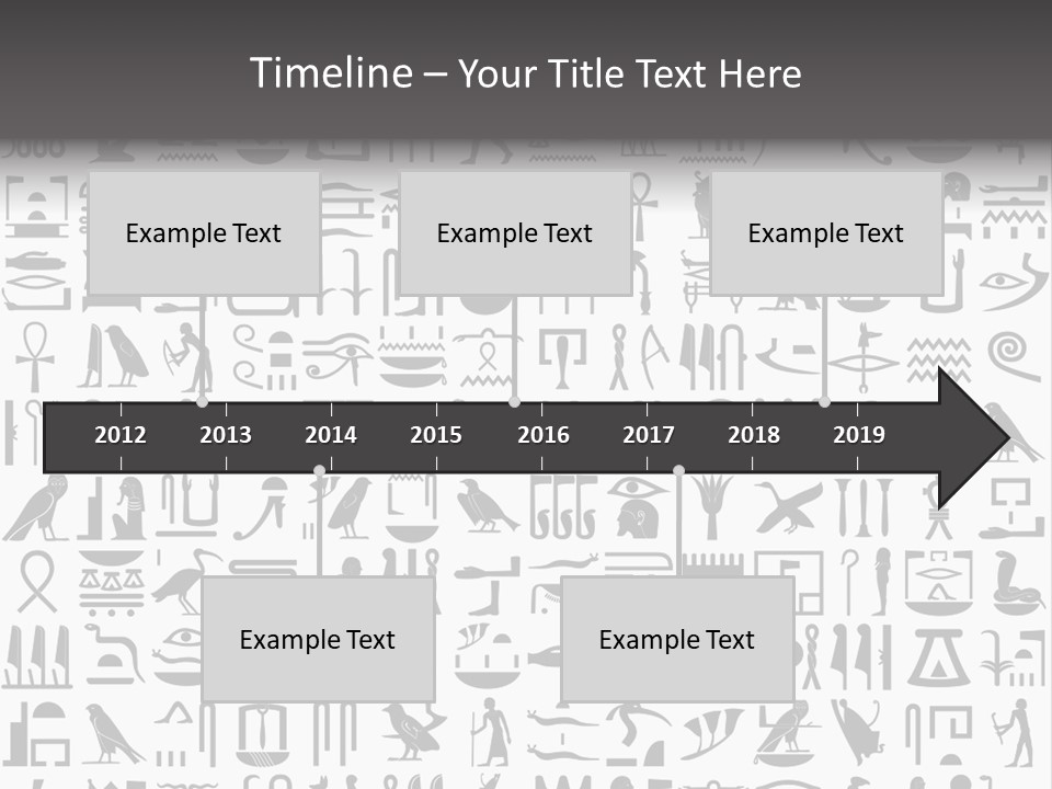 Letter Decoration Title PowerPoint Template
