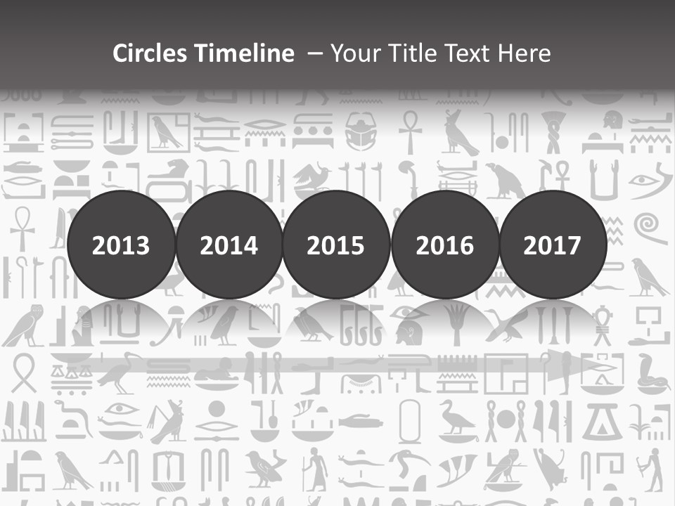 Letter Decoration Title PowerPoint Template