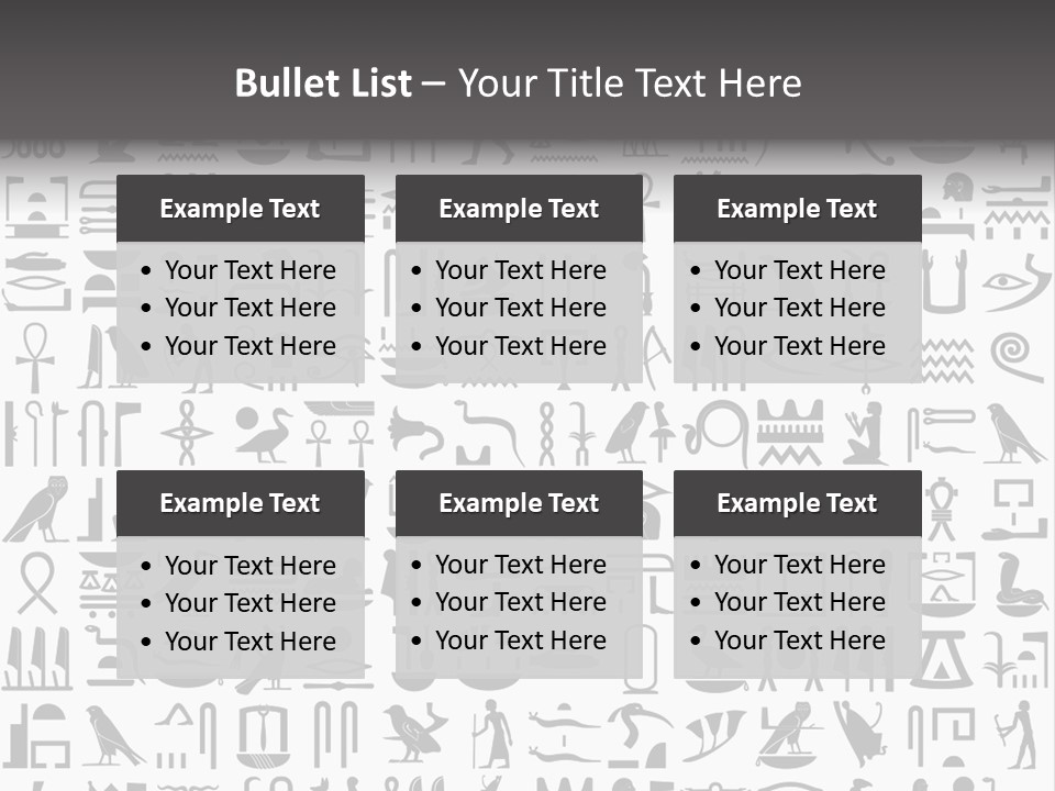 Letter Decoration Title PowerPoint Template