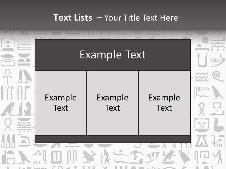 Letter Decoration Title PowerPoint Template