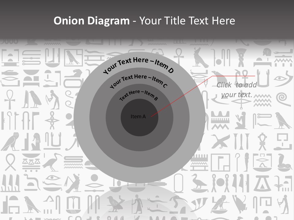 Letter Decoration Title PowerPoint Template