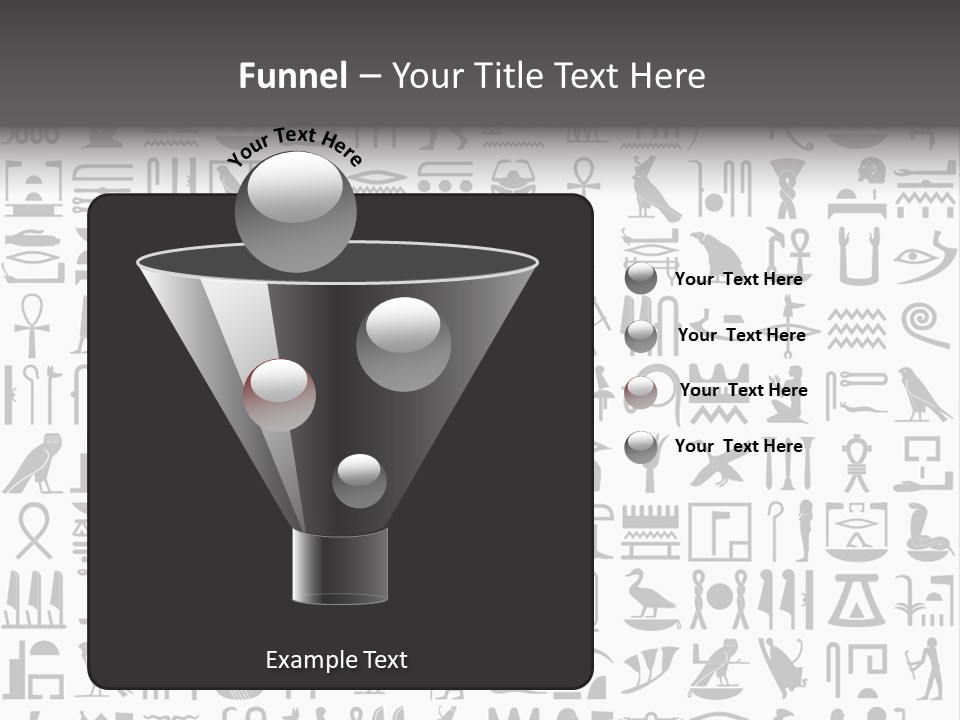 Letter Decoration Title PowerPoint Template