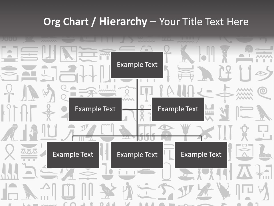 Letter Decoration Title PowerPoint Template