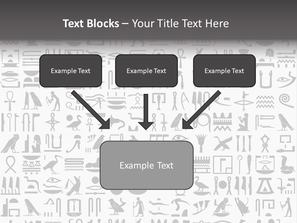 Letter Decoration Title PowerPoint Template