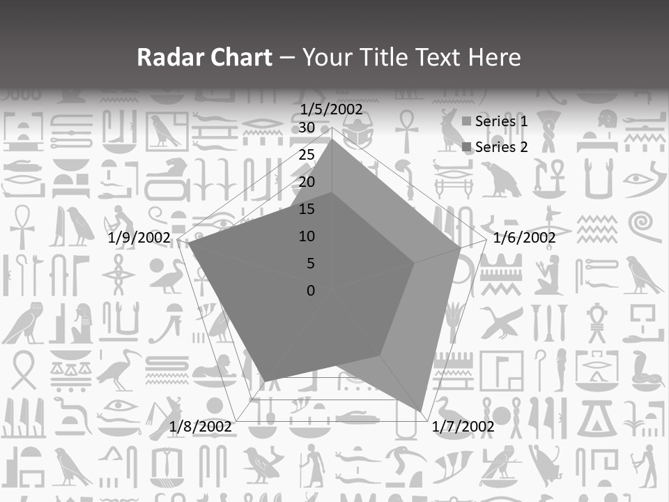 Letter Decoration Title PowerPoint Template