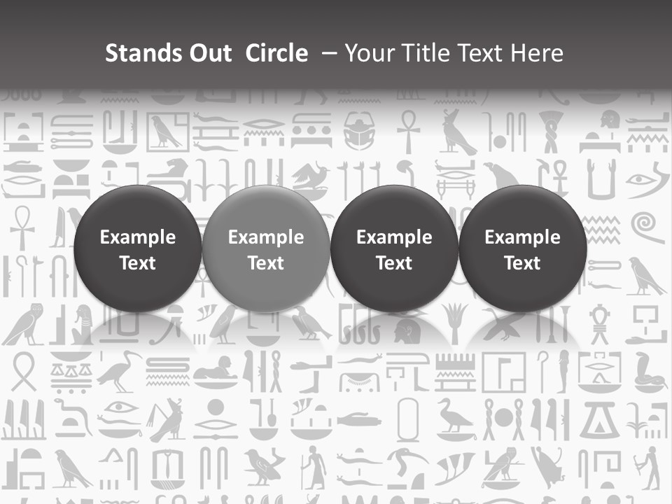 Letter Decoration Title PowerPoint Template