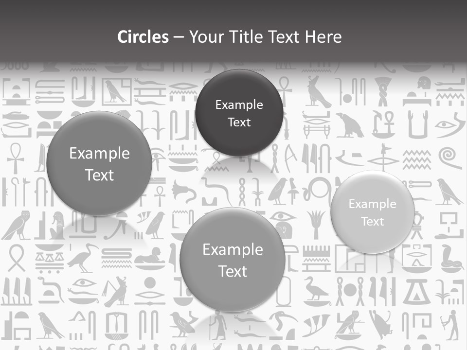 Letter Decoration Title PowerPoint Template