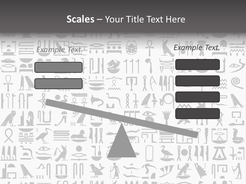 Letter Decoration Title PowerPoint Template