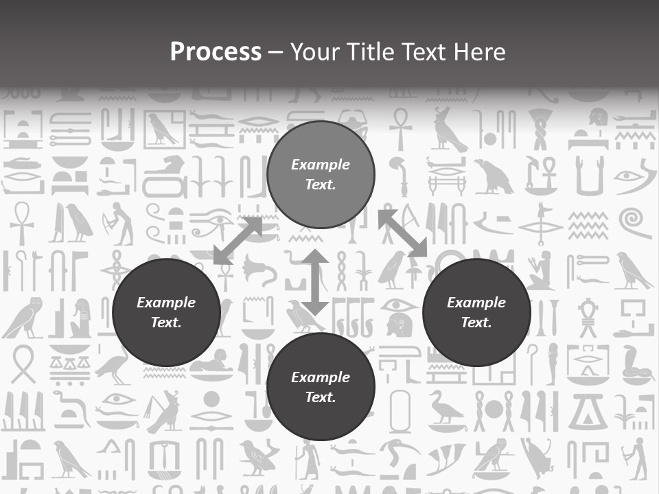 Letter Decoration Title PowerPoint Template