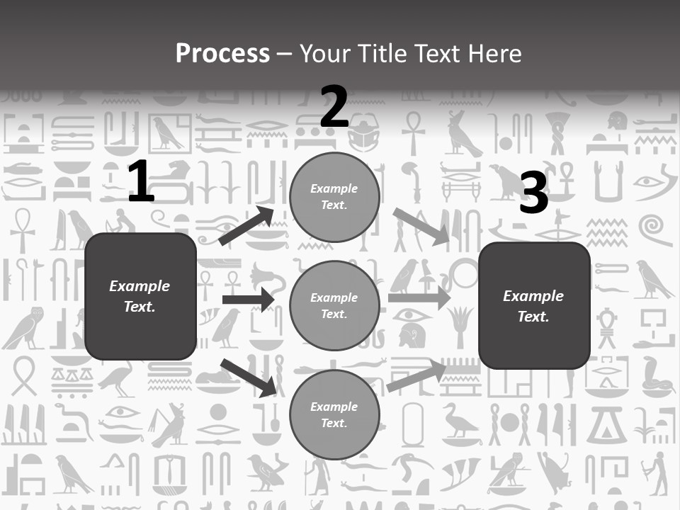 Letter Decoration Title PowerPoint Template