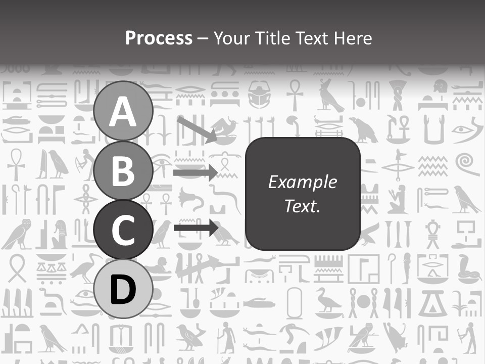 Letter Decoration Title PowerPoint Template