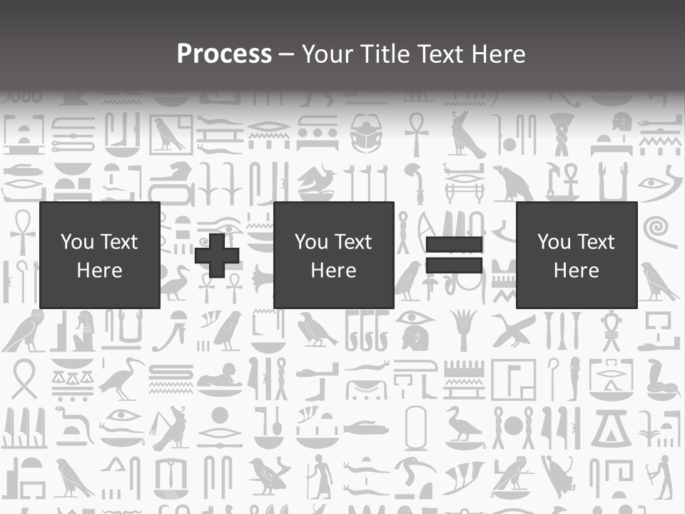 Letter Decoration Title PowerPoint Template