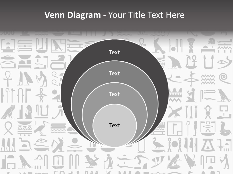 Letter Decoration Title PowerPoint Template