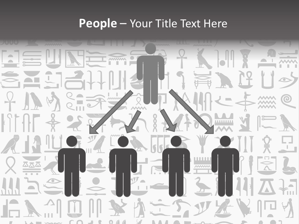 Letter Decoration Title PowerPoint Template