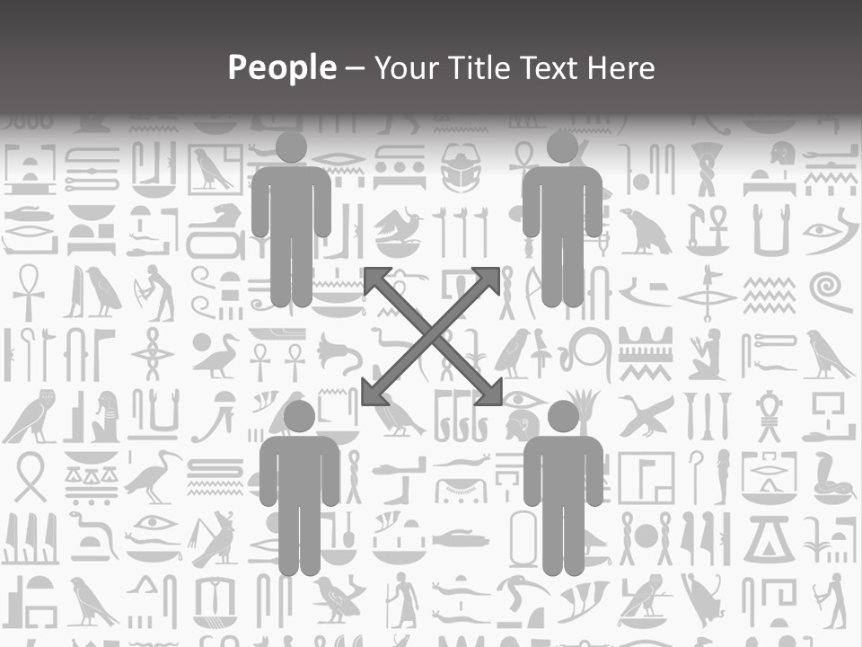 Letter Decoration Title PowerPoint Template