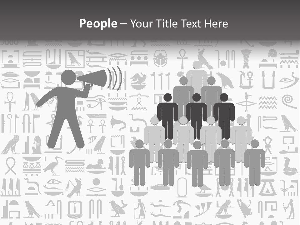 Letter Decoration Title PowerPoint Template