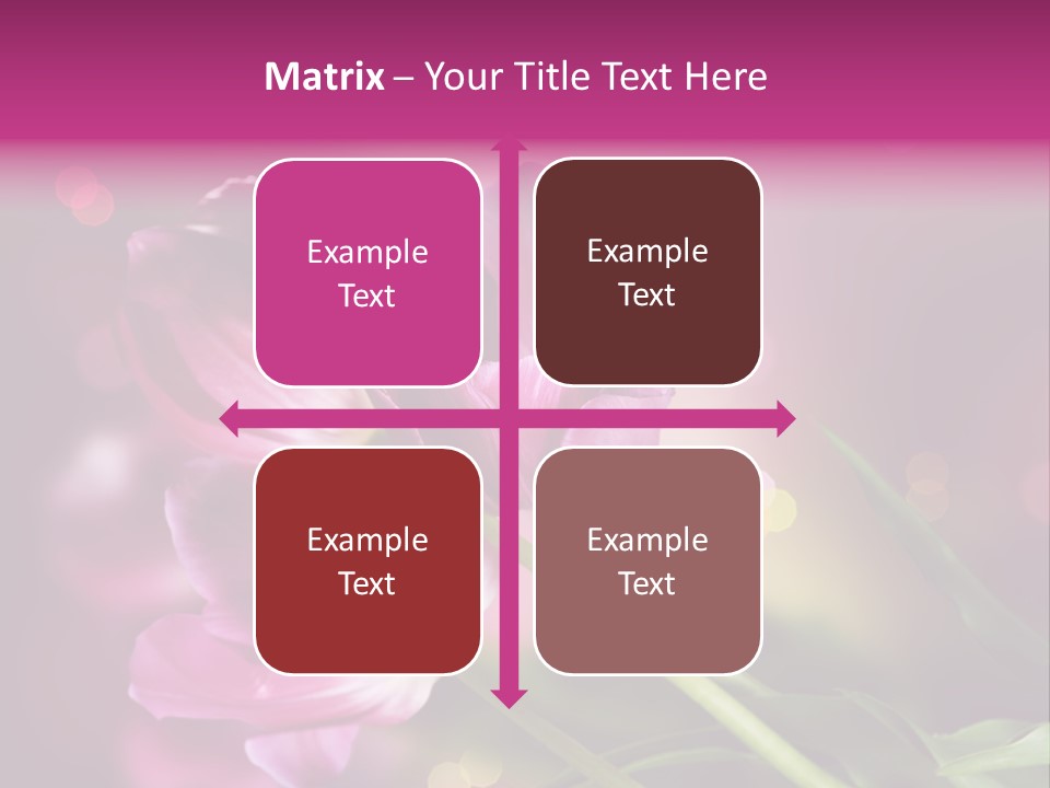 Vivid Petal Greeting PowerPoint Template