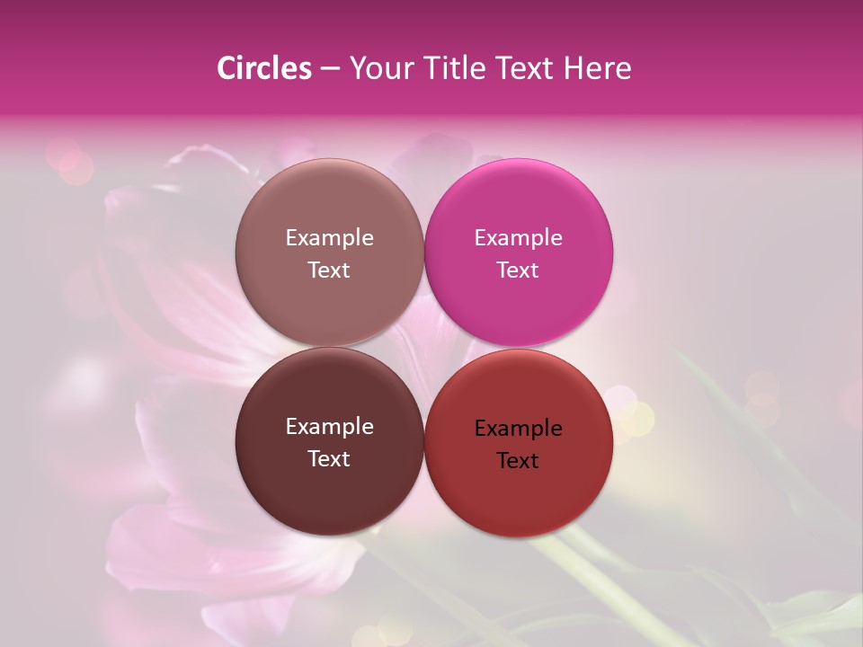Vivid Petal Greeting PowerPoint Template