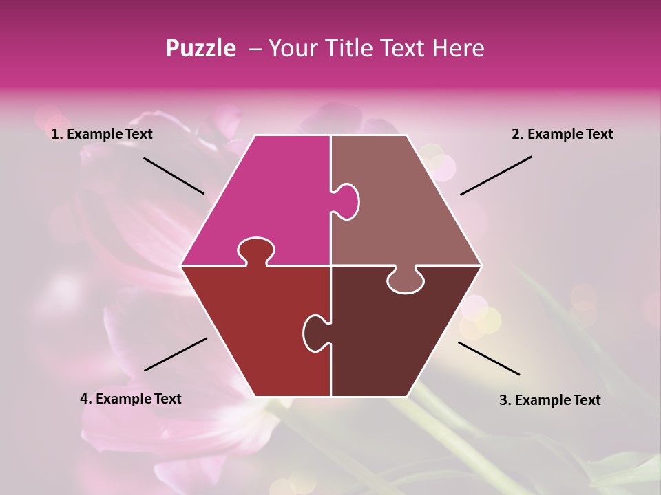 Vivid Petal Greeting PowerPoint Template