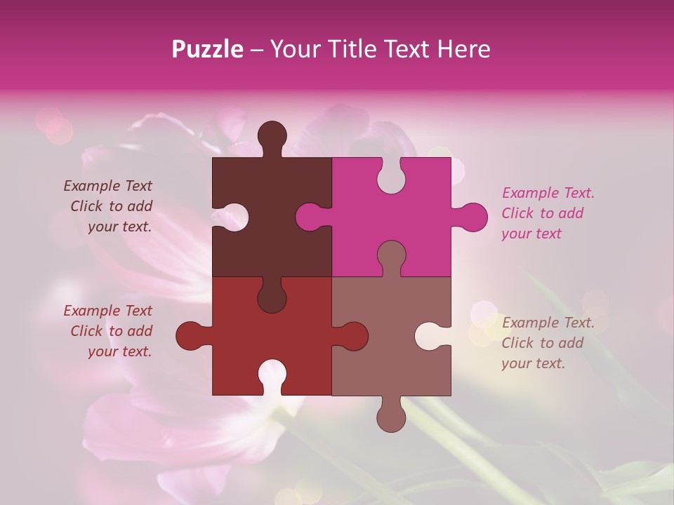 Vivid Petal Greeting PowerPoint Template