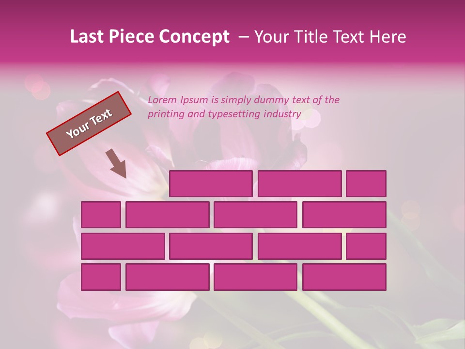 Vivid Petal Greeting PowerPoint Template