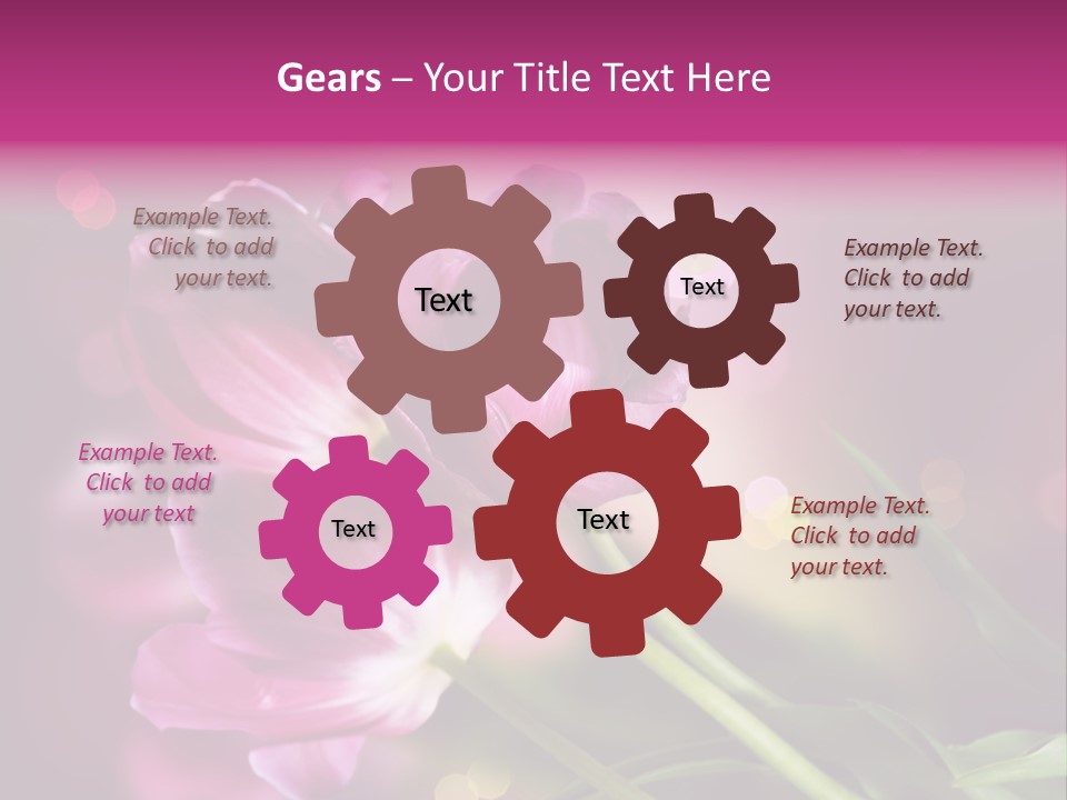 Vivid Petal Greeting PowerPoint Template