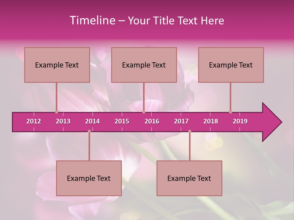 Vivid Petal Greeting PowerPoint Template