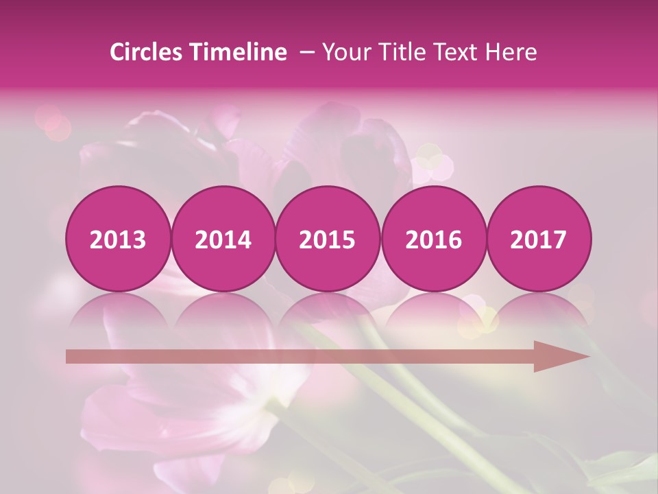 Vivid Petal Greeting PowerPoint Template
