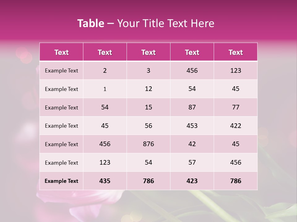 Vivid Petal Greeting PowerPoint Template