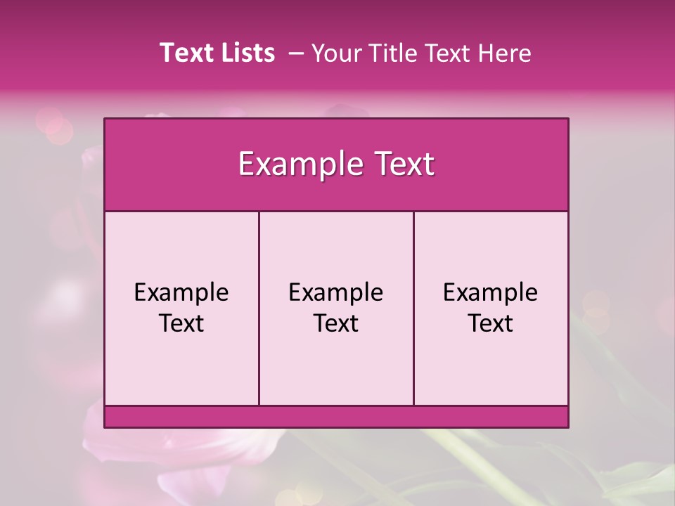 Vivid Petal Greeting PowerPoint Template
