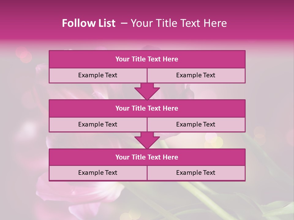 Vivid Petal Greeting PowerPoint Template