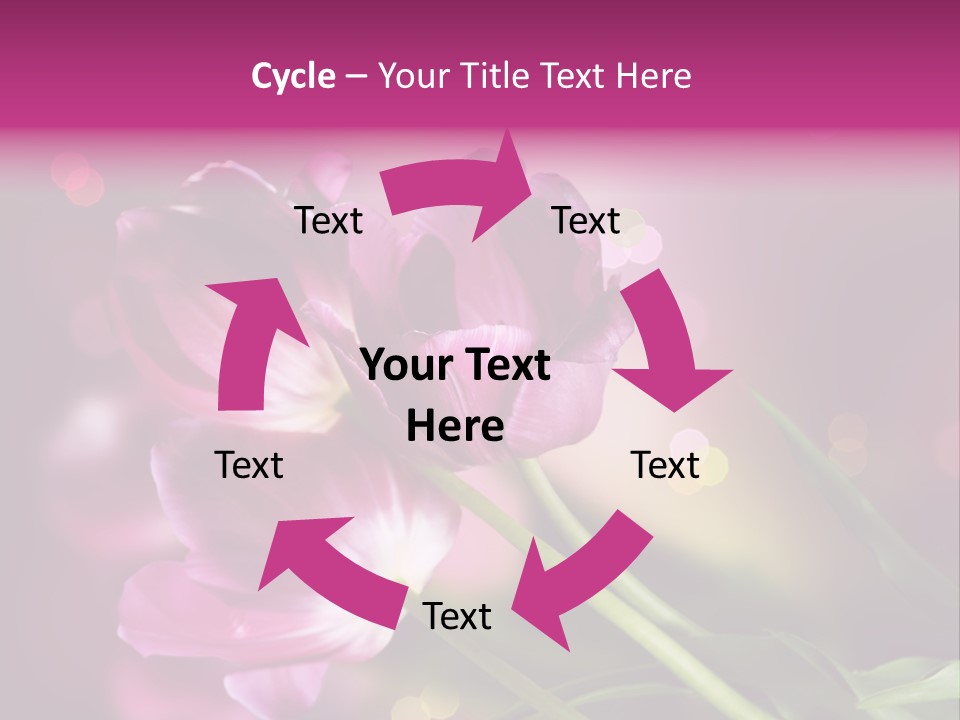 Vivid Petal Greeting PowerPoint Template