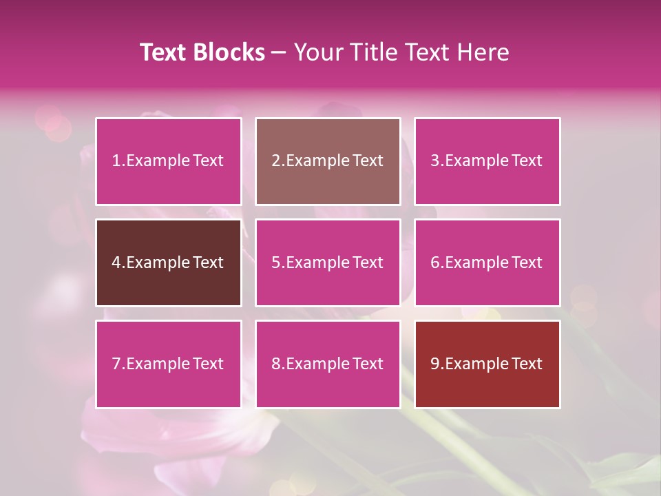 Vivid Petal Greeting PowerPoint Template
