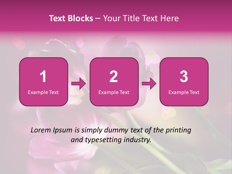 Vivid Petal Greeting PowerPoint Template