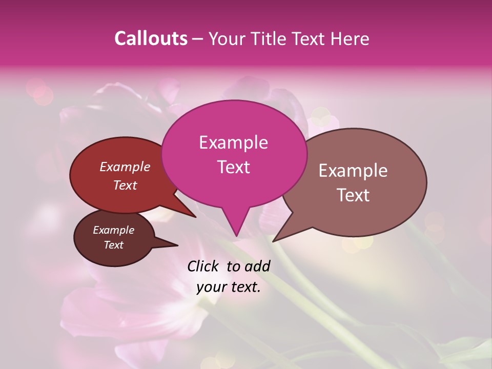 Vivid Petal Greeting PowerPoint Template