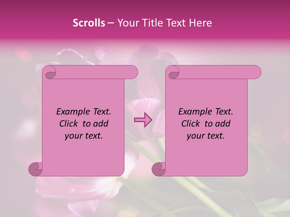 Vivid Petal Greeting PowerPoint Template