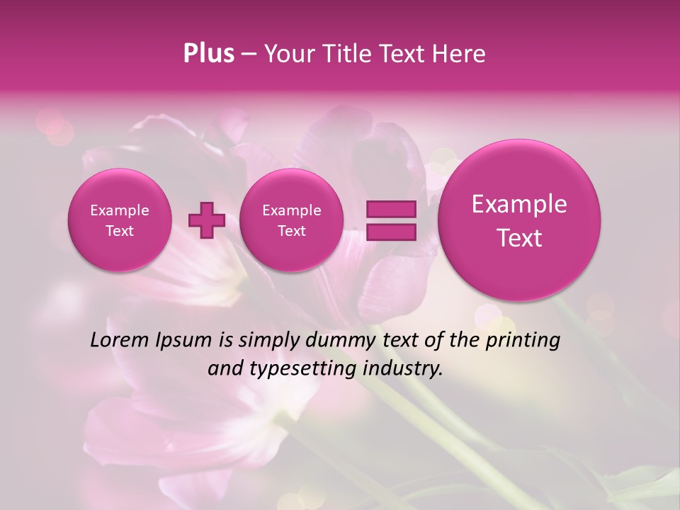 Vivid Petal Greeting PowerPoint Template
