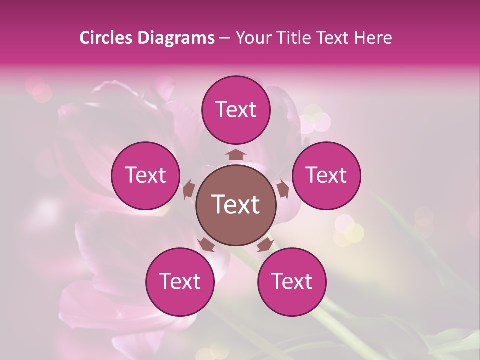 Vivid Petal Greeting PowerPoint Template