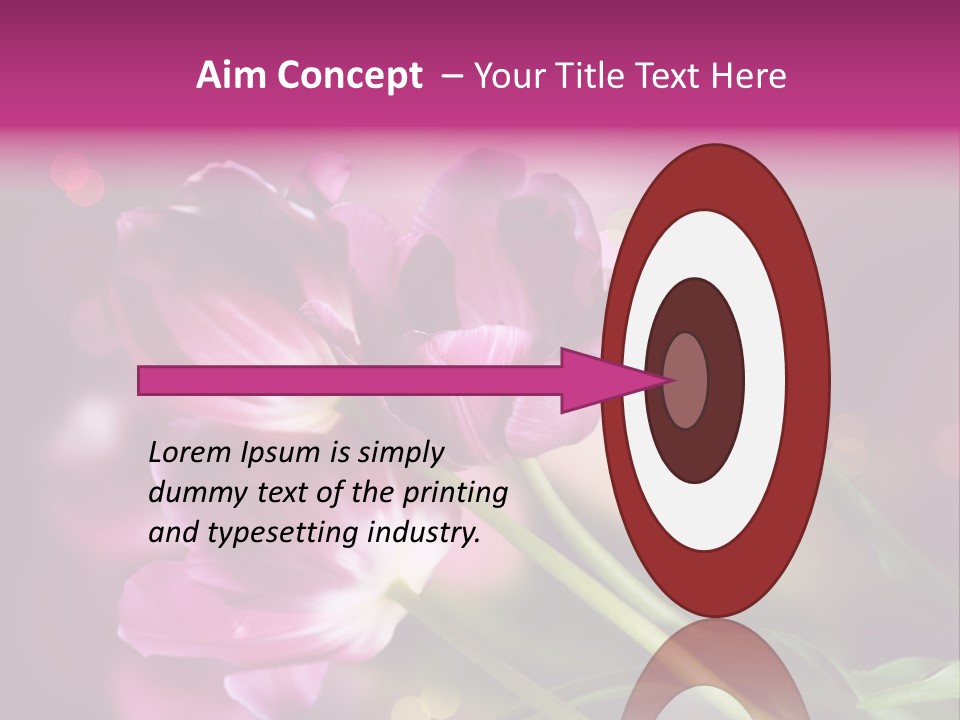 Vivid Petal Greeting PowerPoint Template