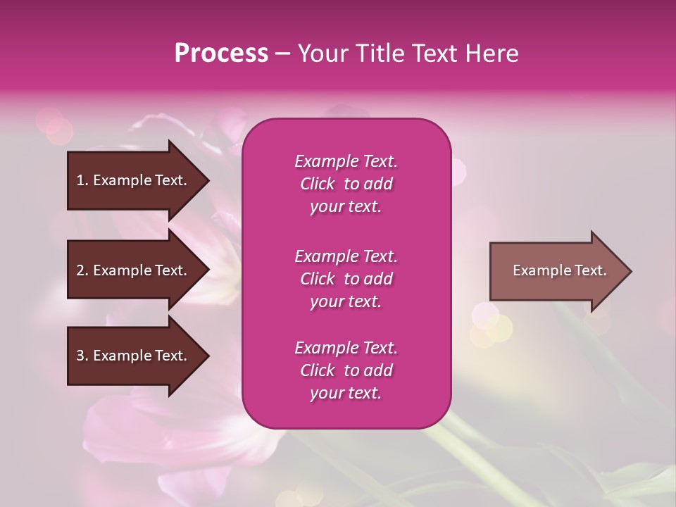 Vivid Petal Greeting PowerPoint Template
