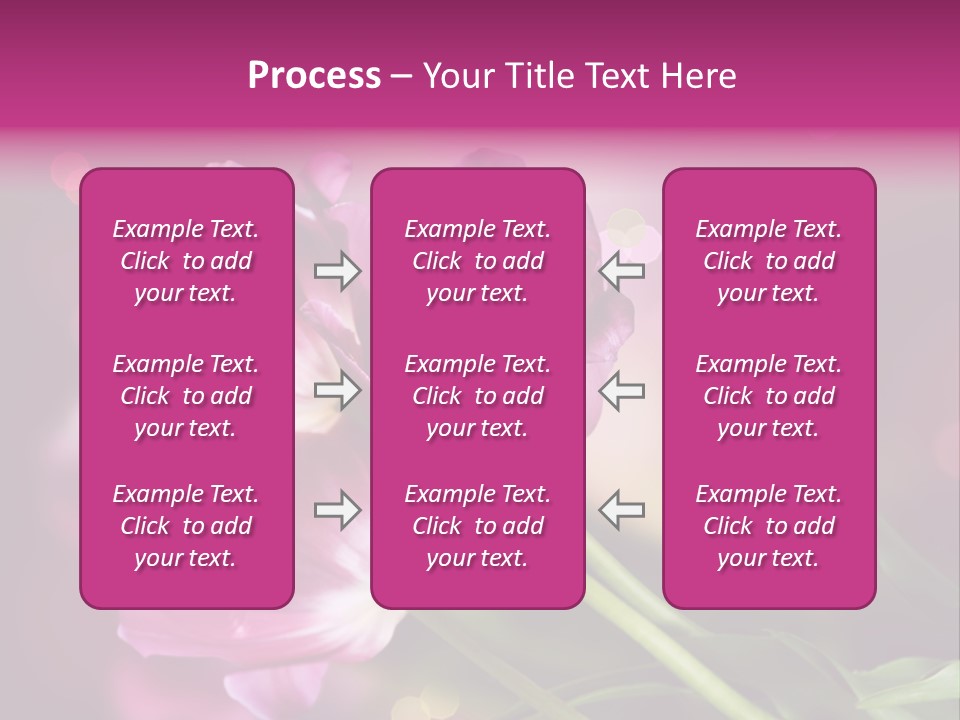 Vivid Petal Greeting PowerPoint Template