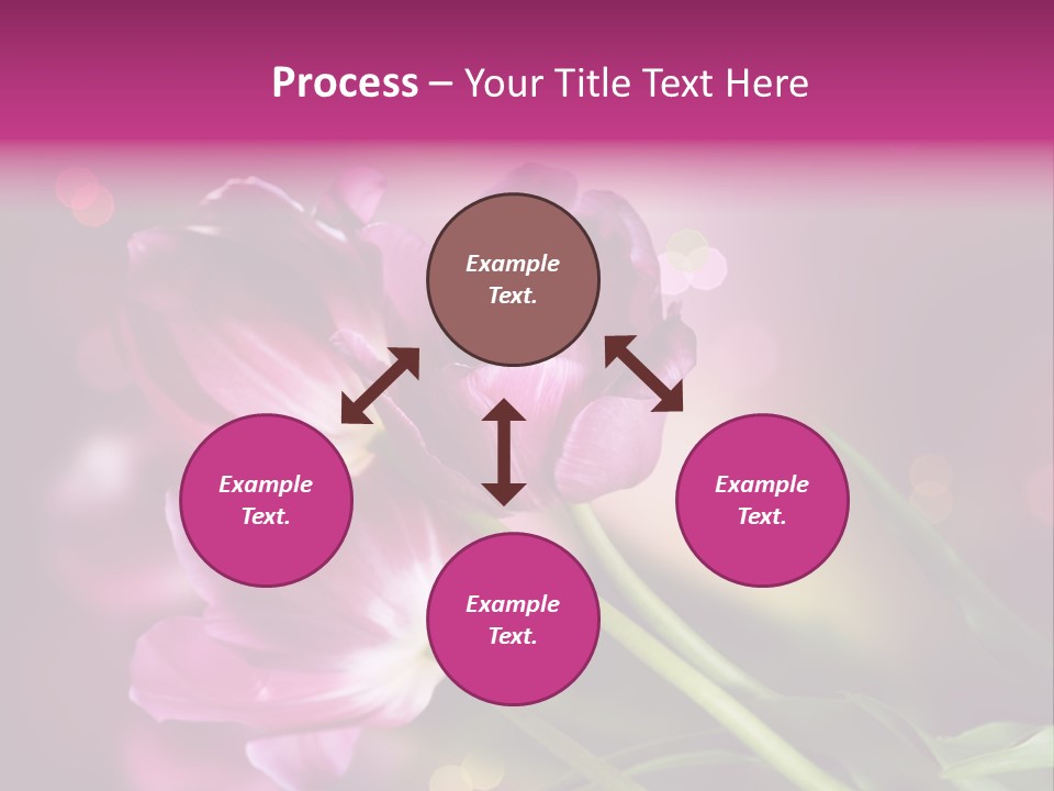 Vivid Petal Greeting PowerPoint Template