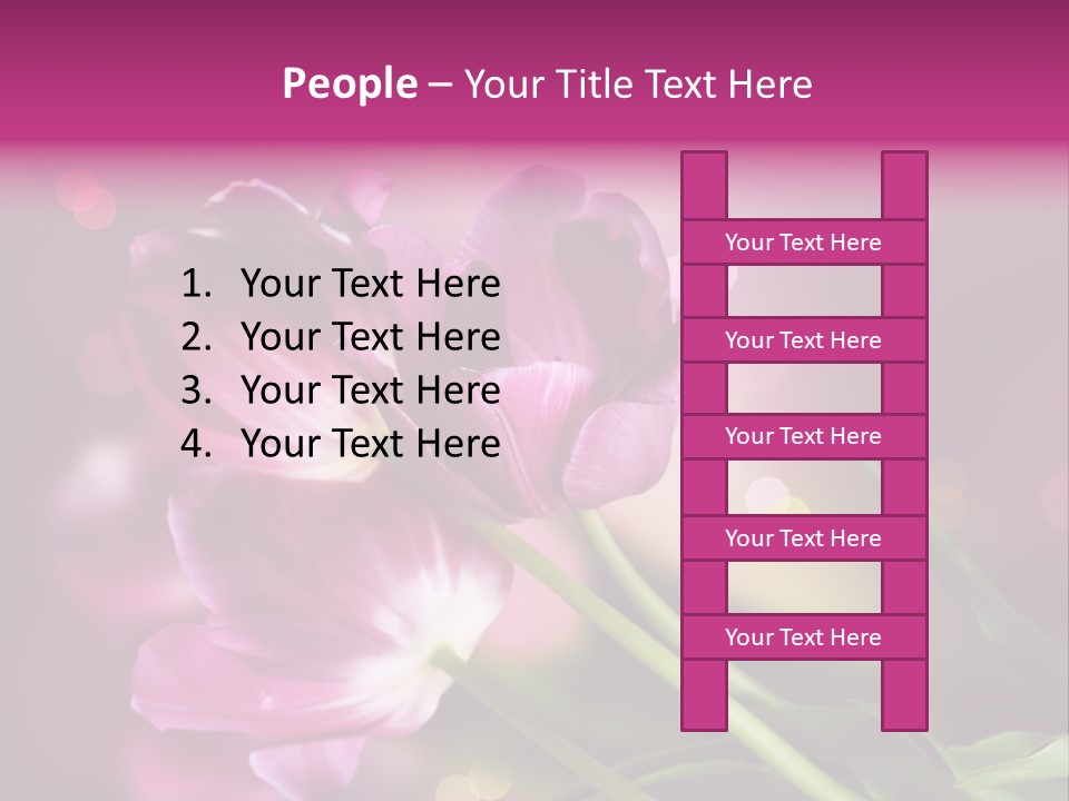 Vivid Petal Greeting PowerPoint Template