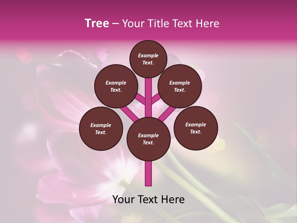 Vivid Petal Greeting PowerPoint Template